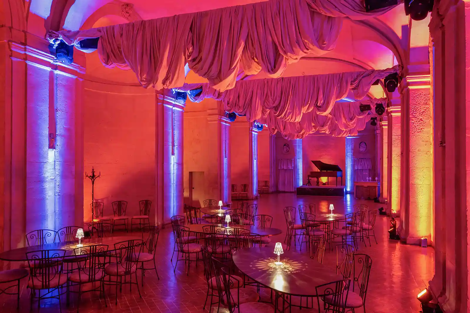 Pierre Lescot gallery lightened by Technic Évènement