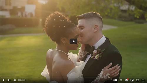 vidéo d'un mariage magnifique