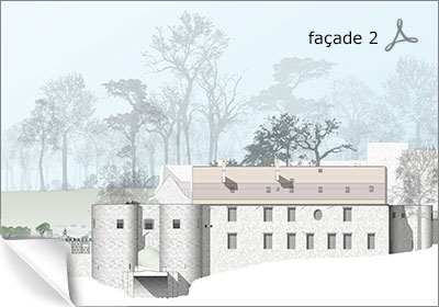 chateau facades by Dimitri Signolle