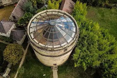 a Dovecote aerial view